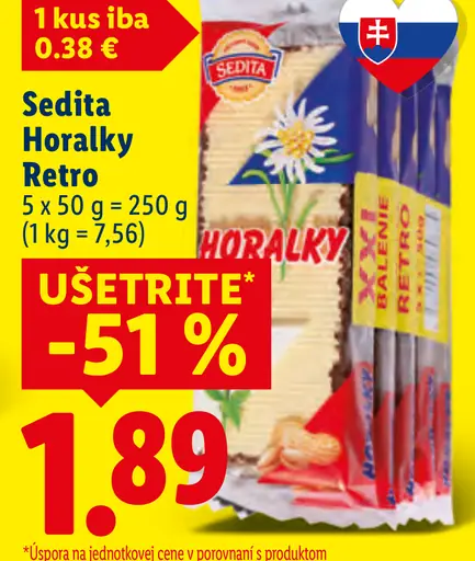 Sedita Horalky retro