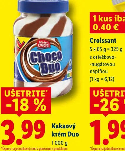 Choco Duo Kakaový krém Duo