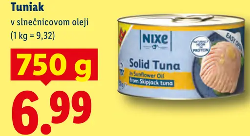 Nixe tuniak v slnečnicovom oleji