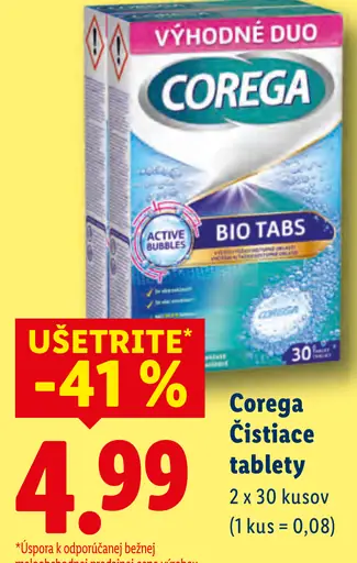 Corega Čistiace tablety