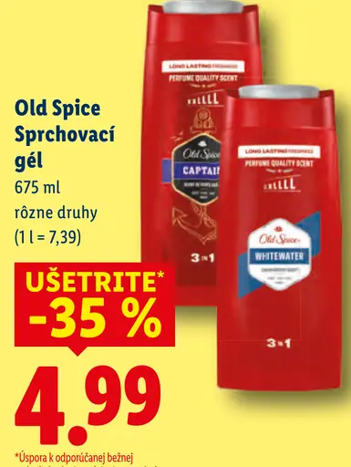 Old Spice sprchovací gél rôzne druhy