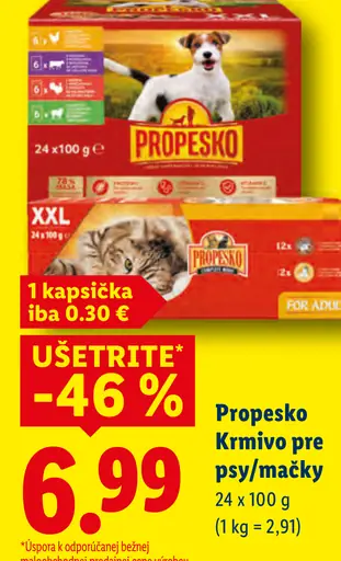 Propesko Krmivo pre psy/mačky