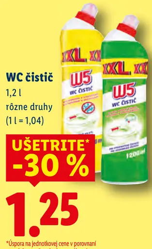 W5 WC čistič