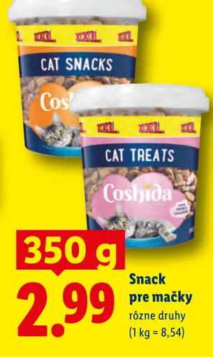 Coshida Cat Snacks maškrty pre mačky