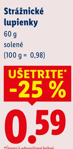 Strážnické lupienky solené