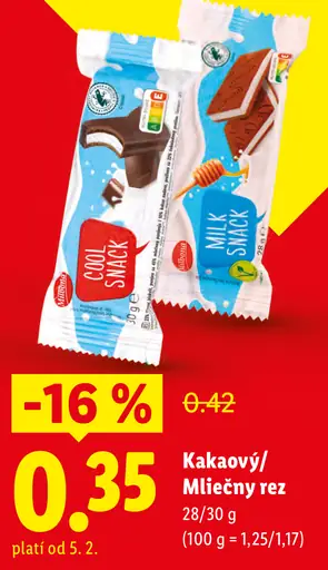 Pilos Kakaový rez / Mliečny rez