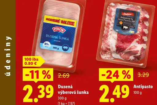 Pikok Dusená výberová šunka