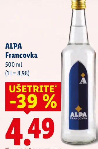 ALPA francovka liehový roztok