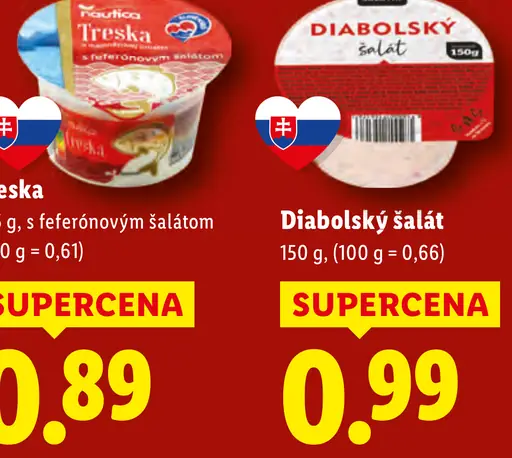 K-Classic Treska s feferónovým šalátom