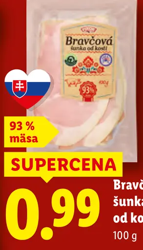 Bravčová šunka od kosti