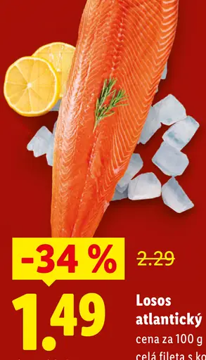 Losos atlantický filety s kožou