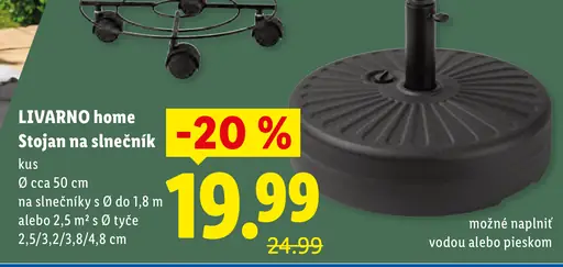 Livarno home stojan na slnečník
