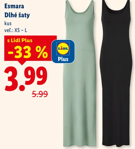 Esmara Dlhé šaty