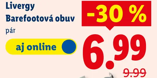 Livergy barefootová obuv