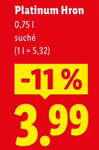 Platinum Hron suché víno