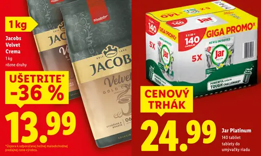 Jar Platinum tablety do umývačky