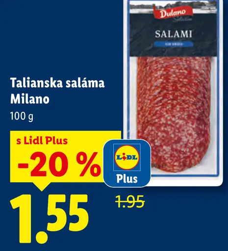 Dulano Talianska saláma Milano