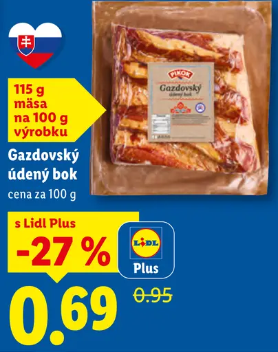 Pikok Gazdovský údený bok