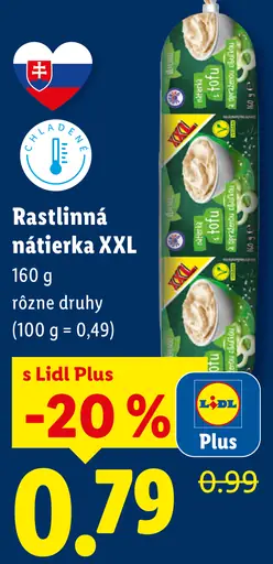 Chladnička Rastlinná nátierka XXL