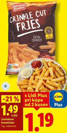 Harvest Basket hranolčeky zo sladkých zemiakov