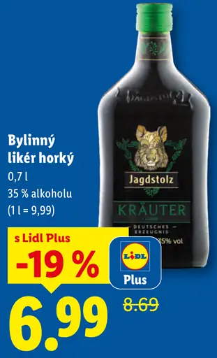 Jagdstolz bylinný horký likér