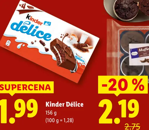 Kinder Délice koláčik