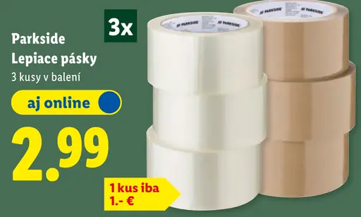 Parkside lepiace pásky