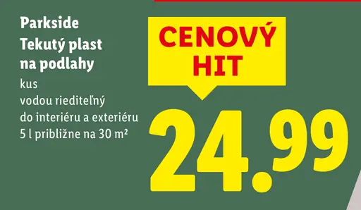 Parkside Tekutý plast na podlahy