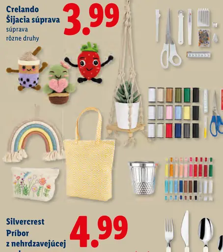 Crelando šijacia súprava