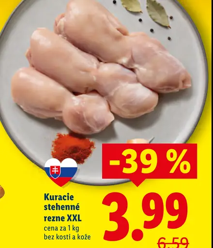 Kuracie stehenné rezne XXL