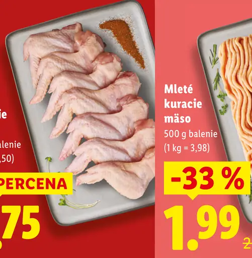 Mleté kuracie mäso