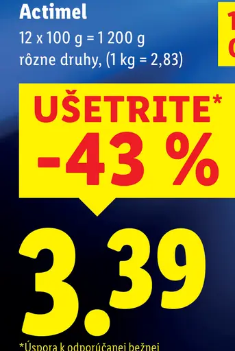 Actimel probiotický nápoj