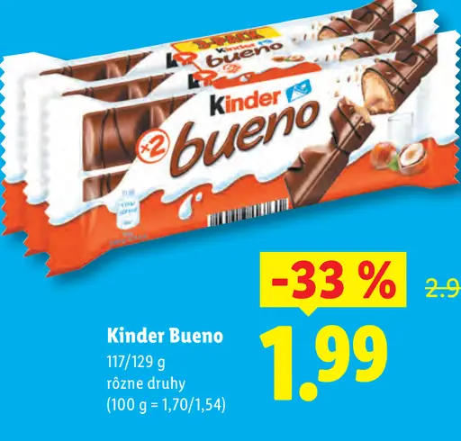 Kinder Bueno tyčinka