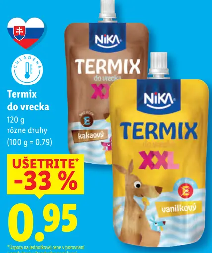 Nika Termix do vrecka kakaový