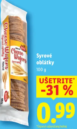 Syrové oblátky