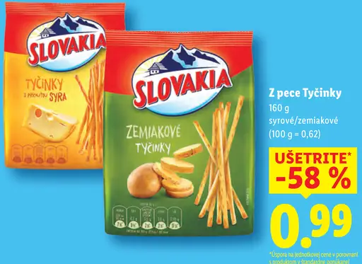 Slovakia tyčinky z pece syrové tyčinky