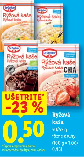 Dr. Oetker ryžová kaša