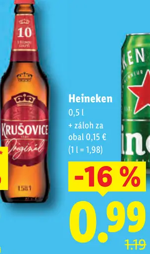 Heineken plechovka