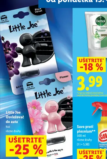 Little Joe Osviežovač do auta