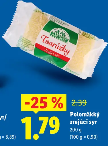 Tami Tvarôžky zrejúci syr