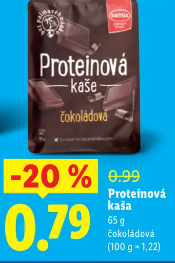 Semix Proteínová kaša čokoládová