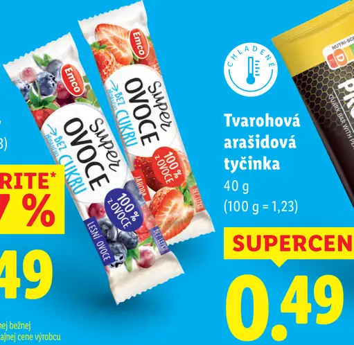 Milsy tvarohová arašidová tyčinka