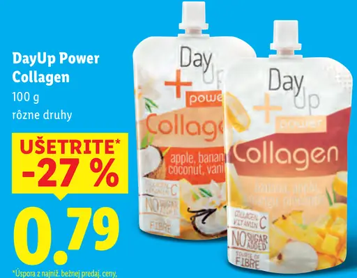 DayUp Power Collagen kolagénový dezert