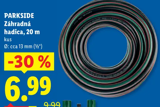 Parkside záhradná hadica 20 m