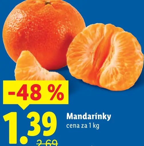 Mandarínky čerstvé