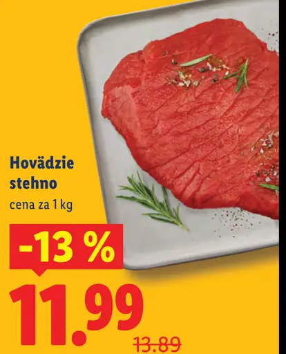 Hovädzie stehno čerstvé mäso