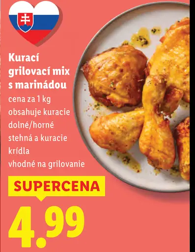 Kurací grilovací mix s marinádou