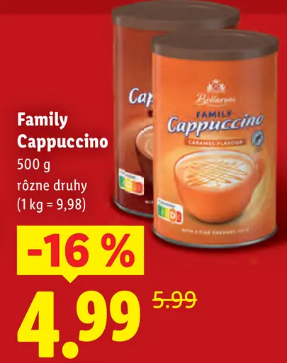 Bellarom Cappuccino instantný nápoj
