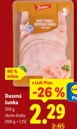 Dulano Dusená šunka