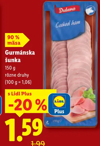 Dulano Gurmánska šunka